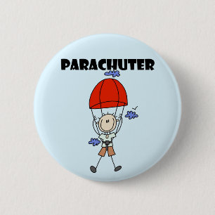 Fallschirmspringer T-Shirts und Geschenke Button