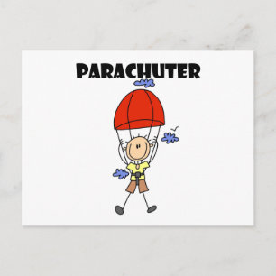 Fallschirmspringer T-Shirts und Geschenke Postkarte