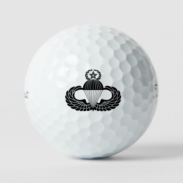 Fallschirmspringerabzeichen, Meister Golfball (Vorderseite)