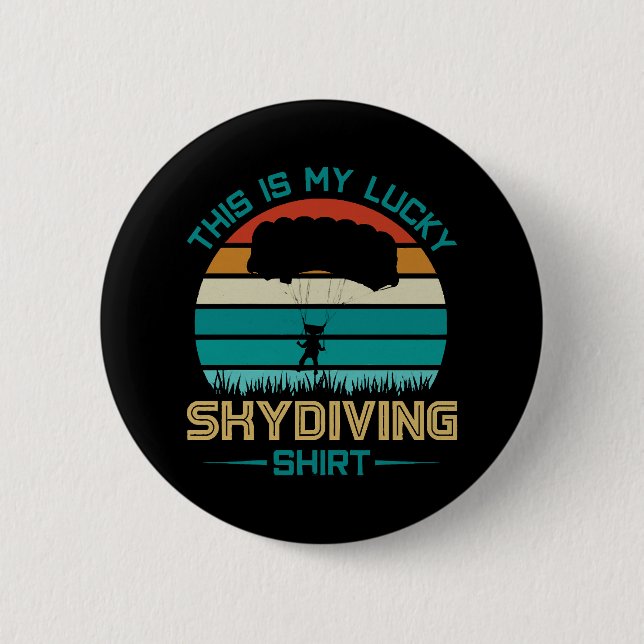 Fallschirmspringerschule Portland Button (Vorderseite)