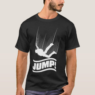 Fallschirmsprung Paragliding Freier Fall Sprung T-Shirt