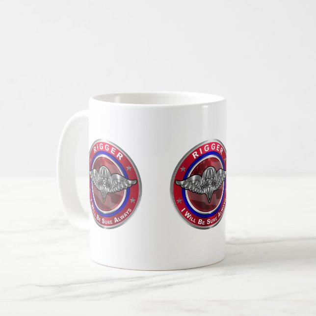 Fallschirmwart Kaffeetasse (Vorderseite Links)