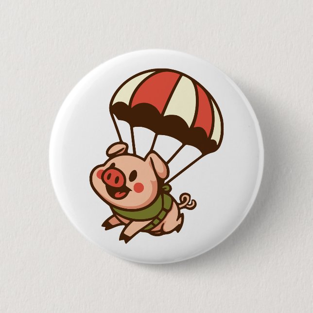 Fallschwein Button (Vorderseite)