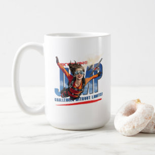 Fallspringen - Fühlen Sie Freiheit über den Wolken Kaffeetasse