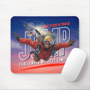 Fallspringen - Fühlen Sie Freiheit über den Wolken Mousepad