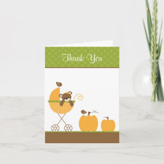 Fallstroller-Mitteilungskarten Dankeskarte