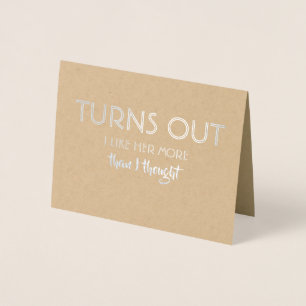 Fällt - lustigen Trauzeuge-Antrag aus Folienkarte