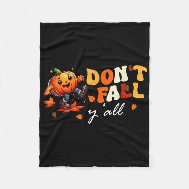 Fallt nicht, Leute Fallprävention Herbst Physiothe Fleecedecke (Vorderseite)