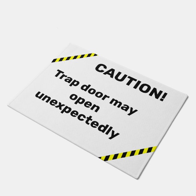 Falltür-Tür-Matte Fußmatte (Schrägansicht)