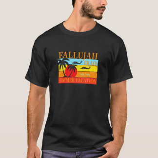 Fallujah Irak Sommerurlaub Militärische Stationier T-Shirt