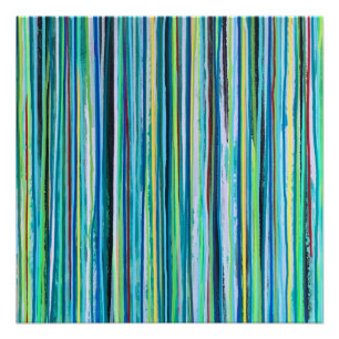 Fallwasser perfektes Poster