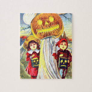 Fallween Pumpkin Ghost Puzzle