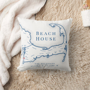 Falmouth MA Cape Cod Beach House Foto Kissen