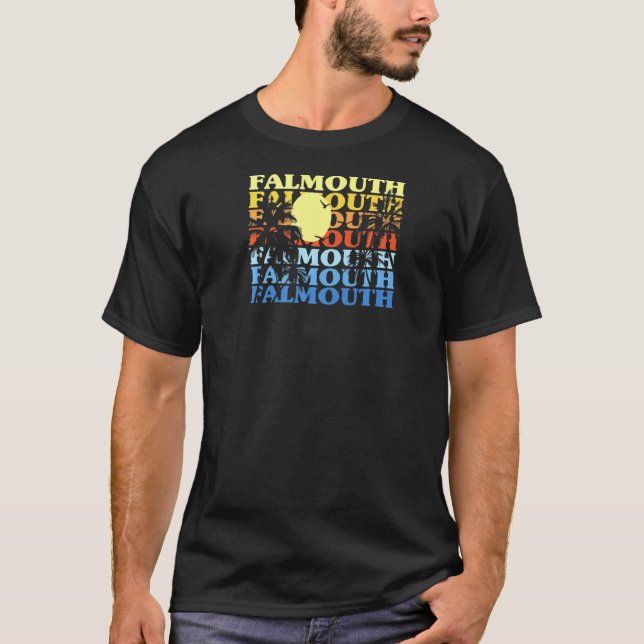Falmouth Massachusetts Beach Ma Beach Bum Cape Cod T-Shirt (Vorderseite)