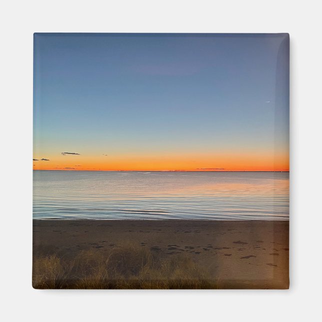 Falmouth Massachusetts Cape Cod Sonnenuntergang Magnet (Vorne)