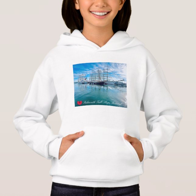 FALMOUTH TALL SHIPS FESTIVAL Cornwall Foto Hoodie (Vorderseite)