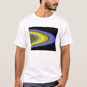 Falsch-Farbebild von Saturns Ringen T-Shirt