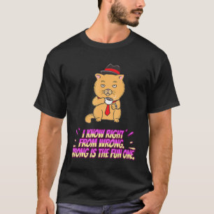 Falsch ist der Spaßvogel Sagt man T-Shirt