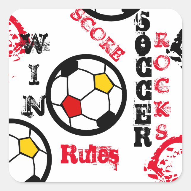 FALSCH QUADRATISCHER AUFKLEBER (Vorderseite)