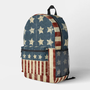 Falsche amerikanische Flagge Bedruckter Rucksack