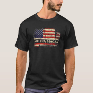 Falsche amerikanische Flagge Pro Trump Anti Biden  T-Shirt