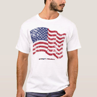Falsche amerikanische Flagge T-Shirt