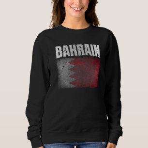 Falsche Bahrain-Flagge Grafik für Männer Frauen Ki Sweatshirt