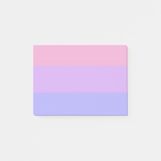 Falsche Bisexuelle Flagge Post-it Klebezettel (Vorderseite)