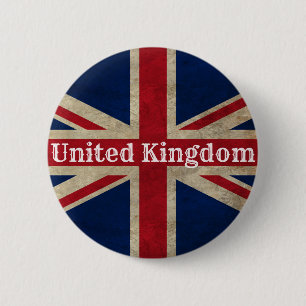 Falsche britische Flagge Button
