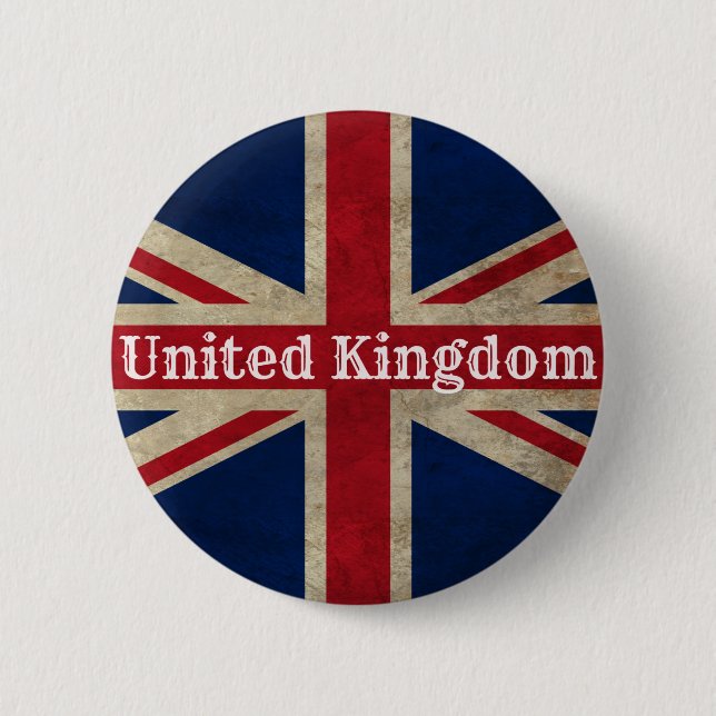 Falsche britische Flagge Button (Vorderseite)