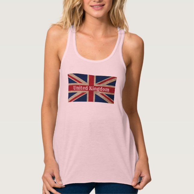 Falsche britische Flagge Tank Top (Vorderseite)