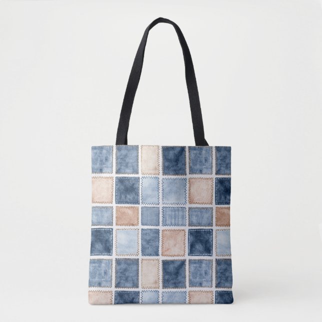 Falsche Creme-Denim-Blue Jeans (Vorderseite)