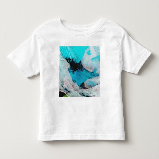 Falsche Farbansicht von Polynya (offenes Wasser) Kleinkind T-shirt (Vorderseite)