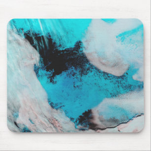 Falsche Farbansicht von Polynya (offenes Wasser) Mousepad