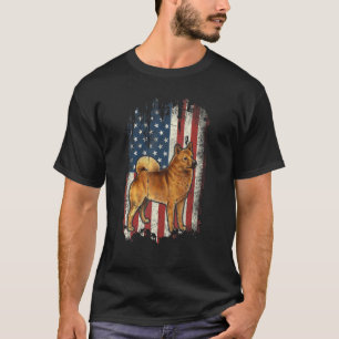 Falsche finnische Spitz-amerikanische Flagge Patri T-Shirt