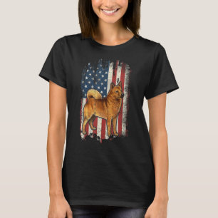 Falsche finnische Spitz-amerikanische Flagge Patri T-Shirt