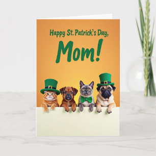Falsche Gold St. Patricks Tag Mama Karte