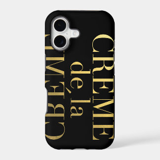 Falsche Goldfolie Crème de la Crème Schwarz