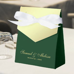 Falsche Goldfolie Grüne Hochzeit Geschenkschachtel