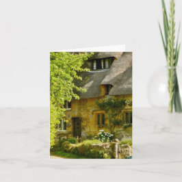 Falsche Grußkarte mit englischem Motiv Karte