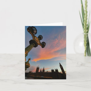 Falsche Grußkarte mit Foto von London Karte