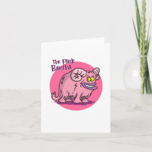 Falsche Grußkarte Rosa! Karte