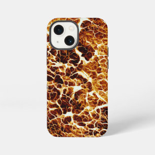 Falsche heiße Lava-Textur iPhone 13 Mini Hülle