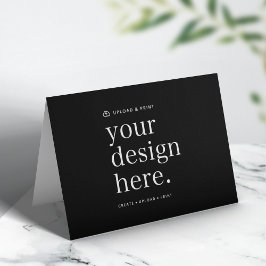 Falsche Karte Ihr Design hochladen 5" x 7"