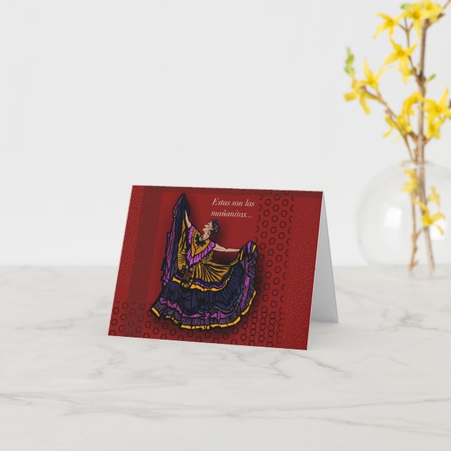 Falsche mexikanische Geburtstagskarte Karte (Gelbe Blume)