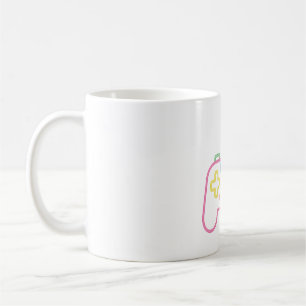 Falsche Neon-Spielkonsole Controller Gamer Kaffeetasse