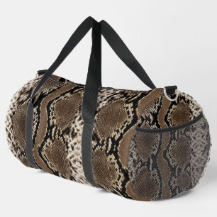 Falsche Netzpython-Schlangenhaut Duffle Bag
