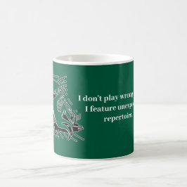 Falsche Noten Organisten-Tasse Kaffeetasse