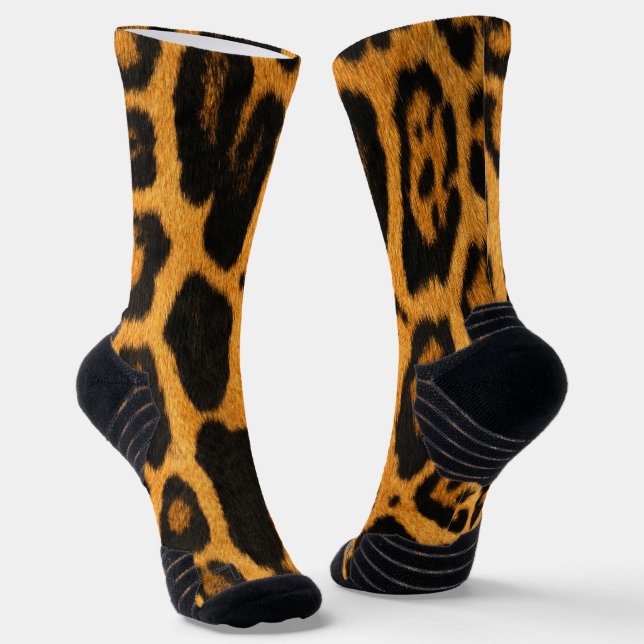 Falsche Ozelot-Haut Socken (Gewinkelt)