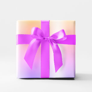 Falsche Pastell-Regenbogenfolie Ombre Geschenkpapier